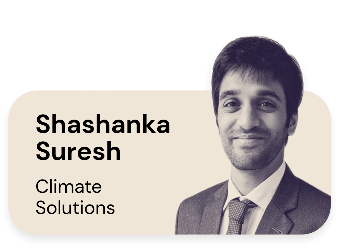 Shashanka Suresh, Climate Solutions