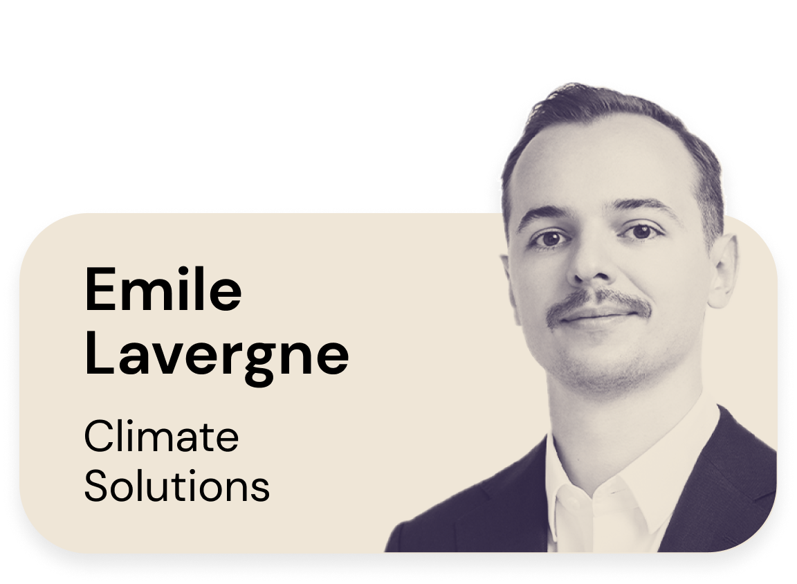 Emile Lavergne, Climate Strategist