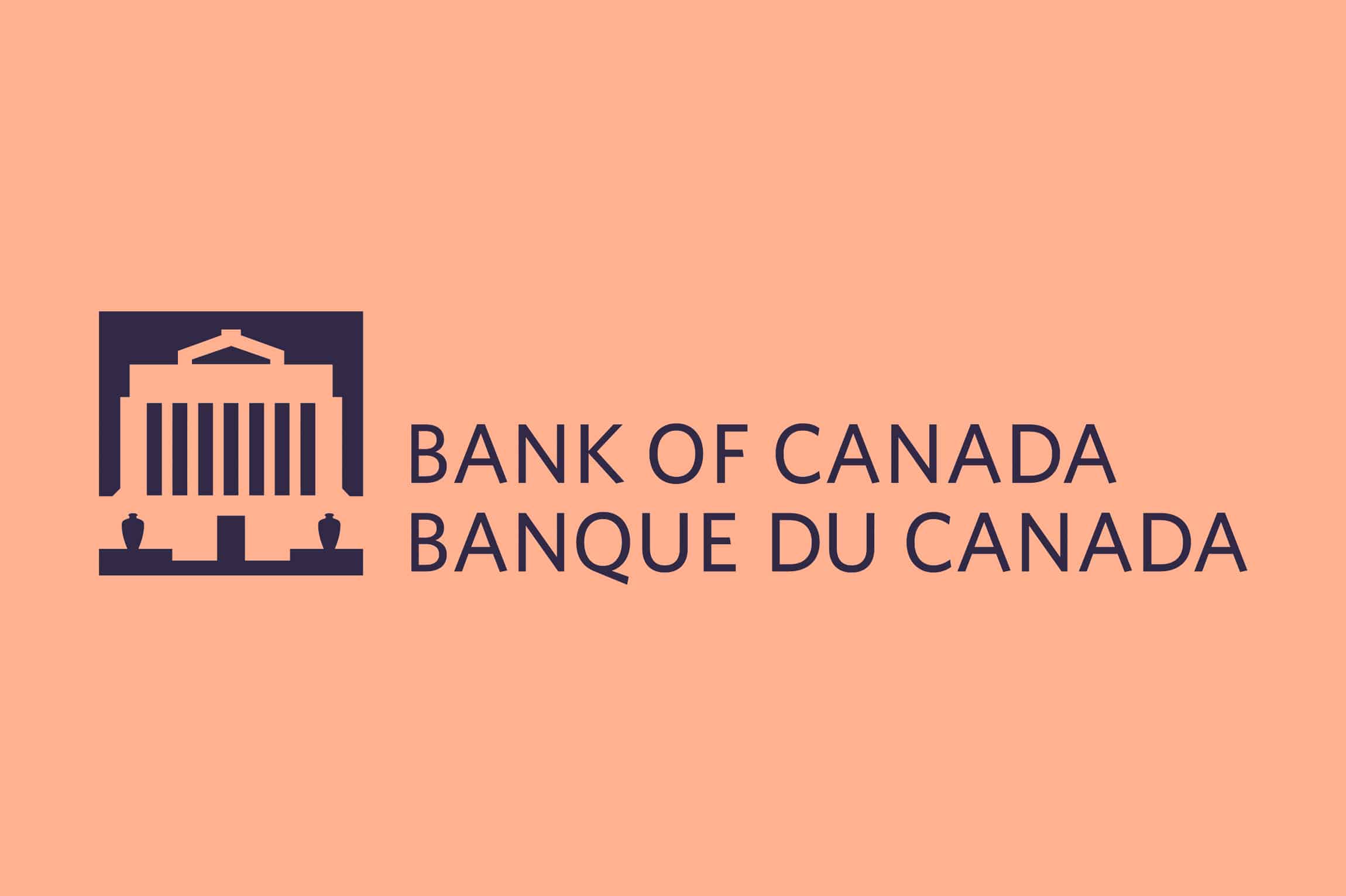 Bank of Canada with orange background