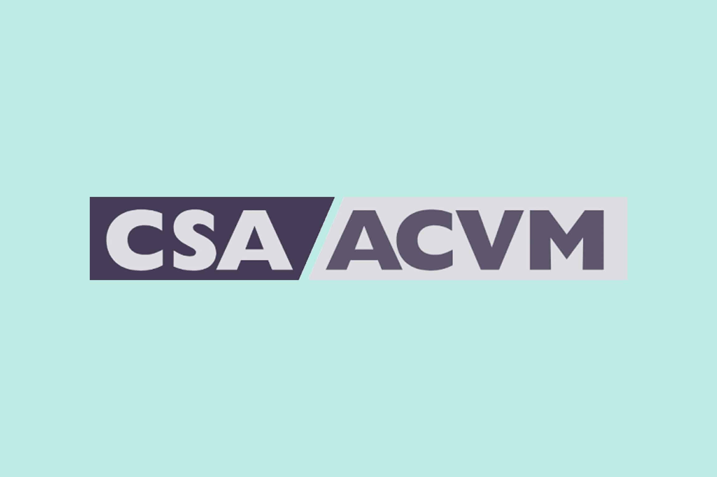CSA AVM on a green background