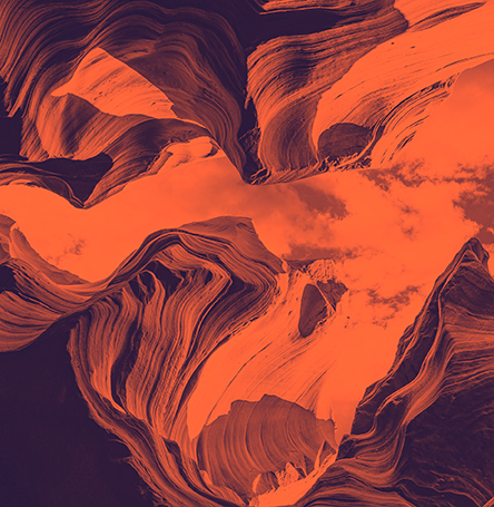 A curvy background illustration with firebrick, dark red orange color