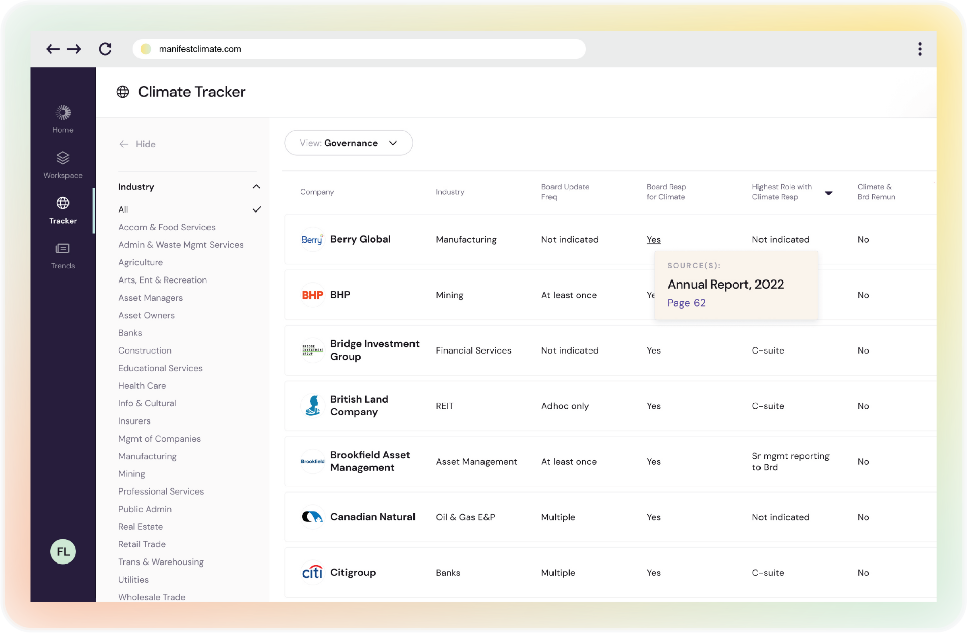 OVS1 - features - tracker